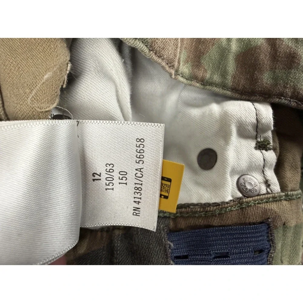 Polo Ralph Lauren Boys 12 Sullivan Slim Camo Jeans Pants Woodland Camouflage